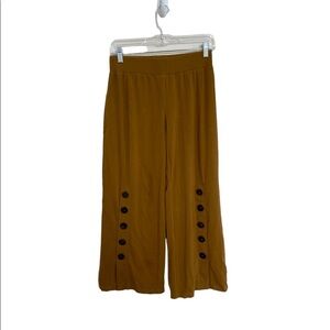 Neon Buddha Cropped Wild Legs Pants